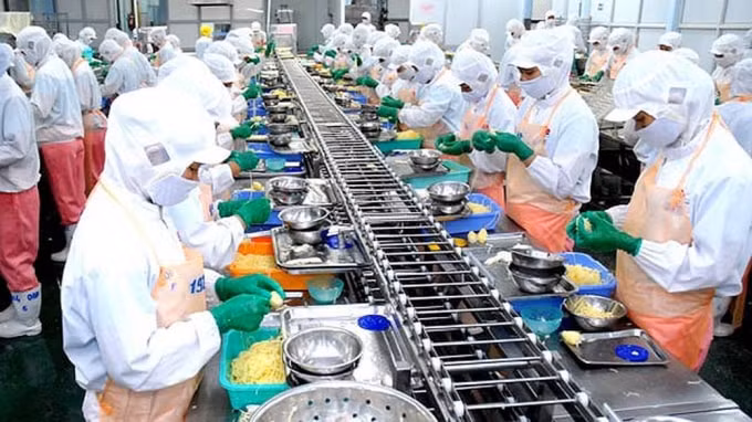 Nhóm hàng công nghiệp chế biến tiếp tục duy trì mức tăng trưởng khá. (Ảnh TL)