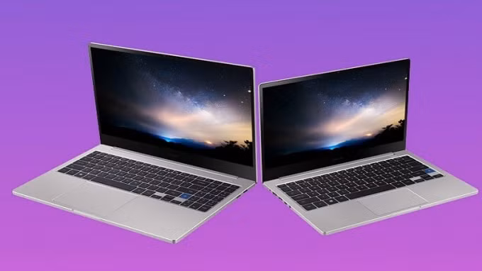 Hai mẫu Notebook có thiết kế rất giống Macbook Pro của Apple.