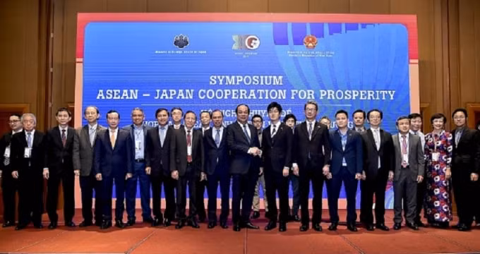 Các đại biểu tham dự Hội nghị chuyên đề Hợp tác ASEAN - Nhật Bản vì sự thịnh vượng. Ảnh: Tuấn Anh