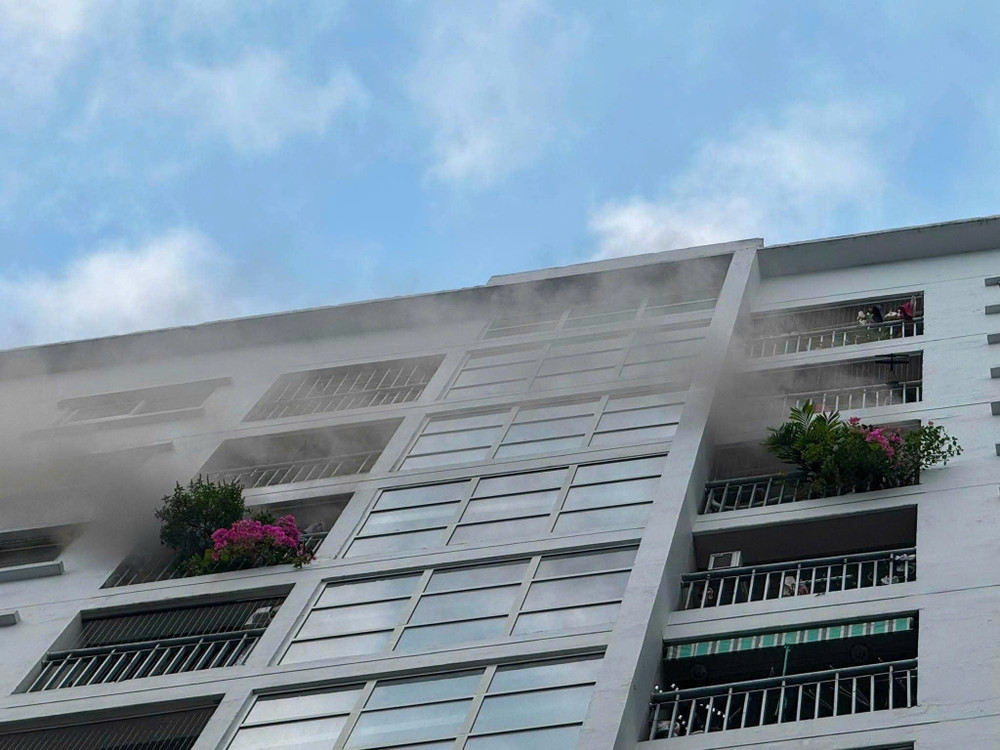 Khu vực xảy ra hỏa hoạn nằm ở tầng 10 tòa E2 chung cư Ecohome 1. Ảnh: NNCC. z8328062095931-fd630a41ca1c32ce9a9989373d0e0469.jpg