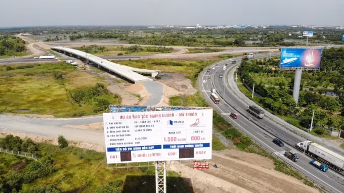 Phương tiện sẽ không di chuyển trên cao tốc Trung Lương - Mỹ Thuận vào khung giờ đêm để đảm bảo trật tự, an toàn giao thông. Ảnh minh họa