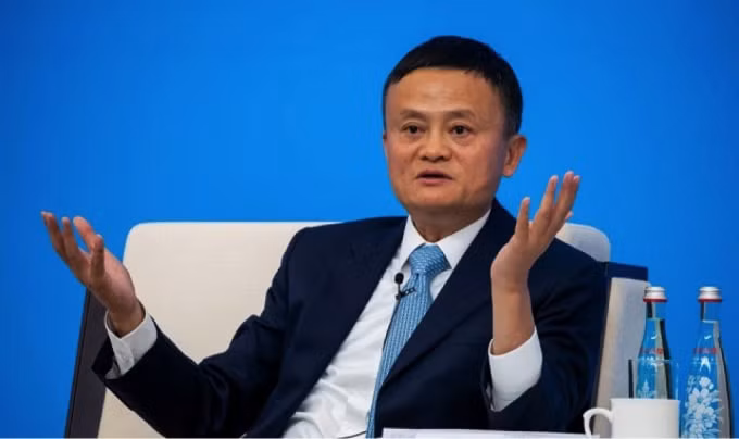 Tỷ phú Jack Ma trong một cuộc hội thảo tại Bắc Kinh vào cuối năm 2019. Ảnh: Getty