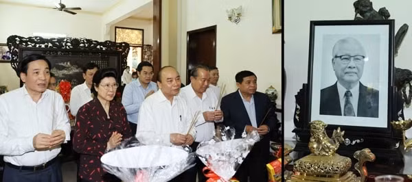Thủ tướng Nguyễn Xuân Phúc dâng hương tưởng nhớ Thủ tướng Võ Văn Kiệt