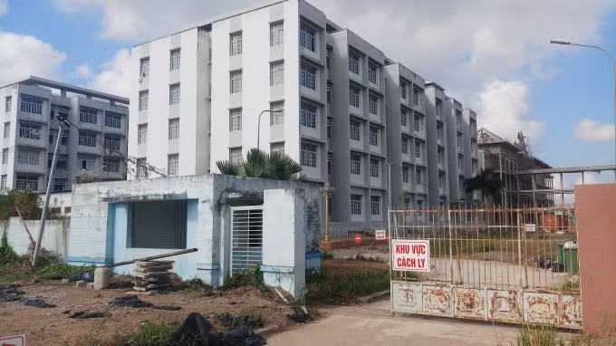Khu vực cách ly tập trung tại tỉnh Bạc Liêu. (Ảnh: Minh Luân)