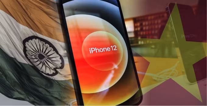 Apple đang khai thác Ấn Độ và Việt Nam để tiếp quản việc sản xuất phần lớn sản lượng của họ từ Trung Quốc. Ảnh: Reuters