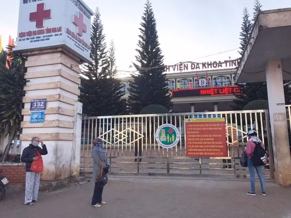 Bệnh viện Đa khoa tỉnh Gia Lai đang được khoanh vùng kiểm soát dịch bệnh