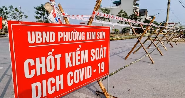 Thị xã Đông Triều thành lập chốt kiểm soát, phong tỏa nhiều phường, xã.