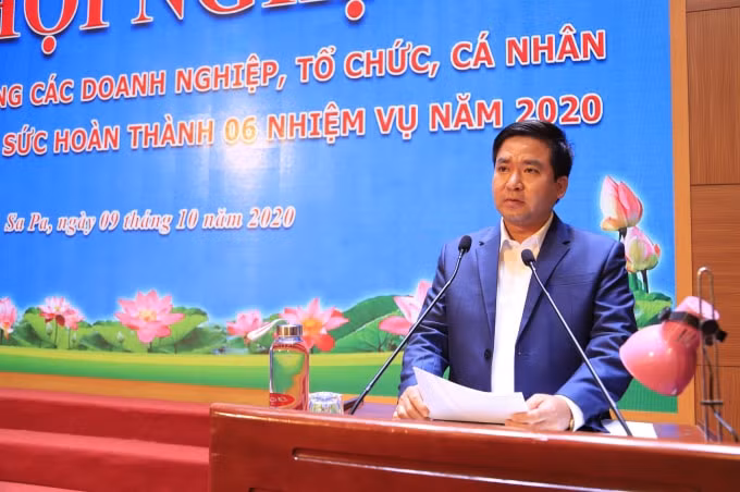 Ông Vương Trinh Quốc - Chủ tịch UBND thị xã Sa Pa