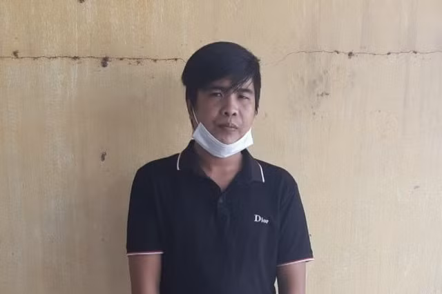 Đối tượng Lương Văn Lâm bị bắt giữ. Ảnh: dantri.com.vn