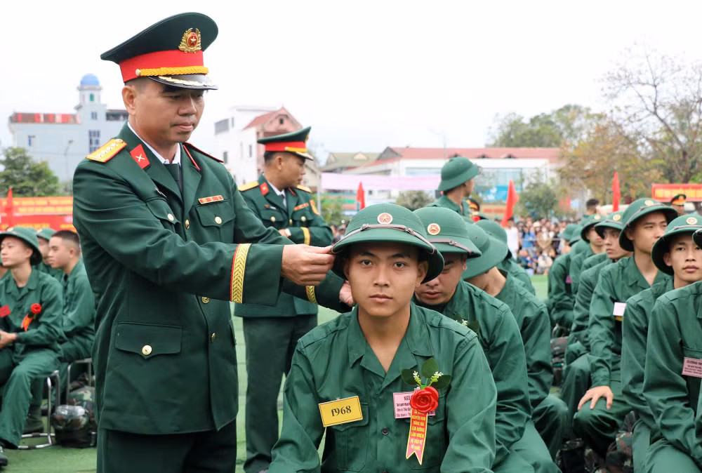 Năm 2026, Nghệ An chốt quân số, phát lệnh gọi nhập ngũ trên 3.800 công dân vào Quân đội và thực hiện nghĩa vụ tham gia Công an nhân dân