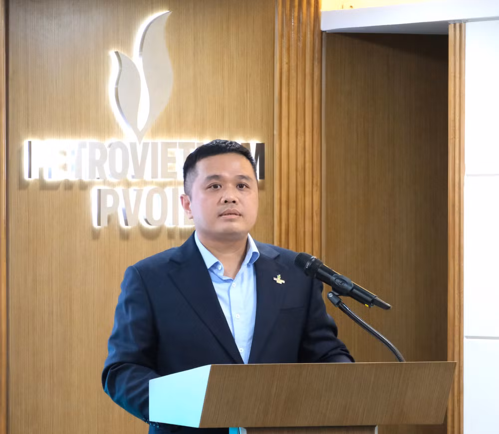 Ông Nguyễn Đăng Trình – Tổng Giám đốc PVOIL phát biểu tại Lễ ký kết
