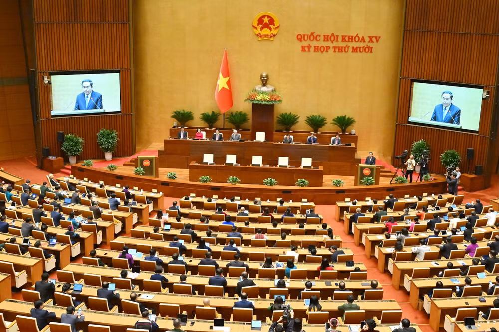 Chủ tịch Quốc hội Trần Thanh Mẫn phát biểu bế mạc