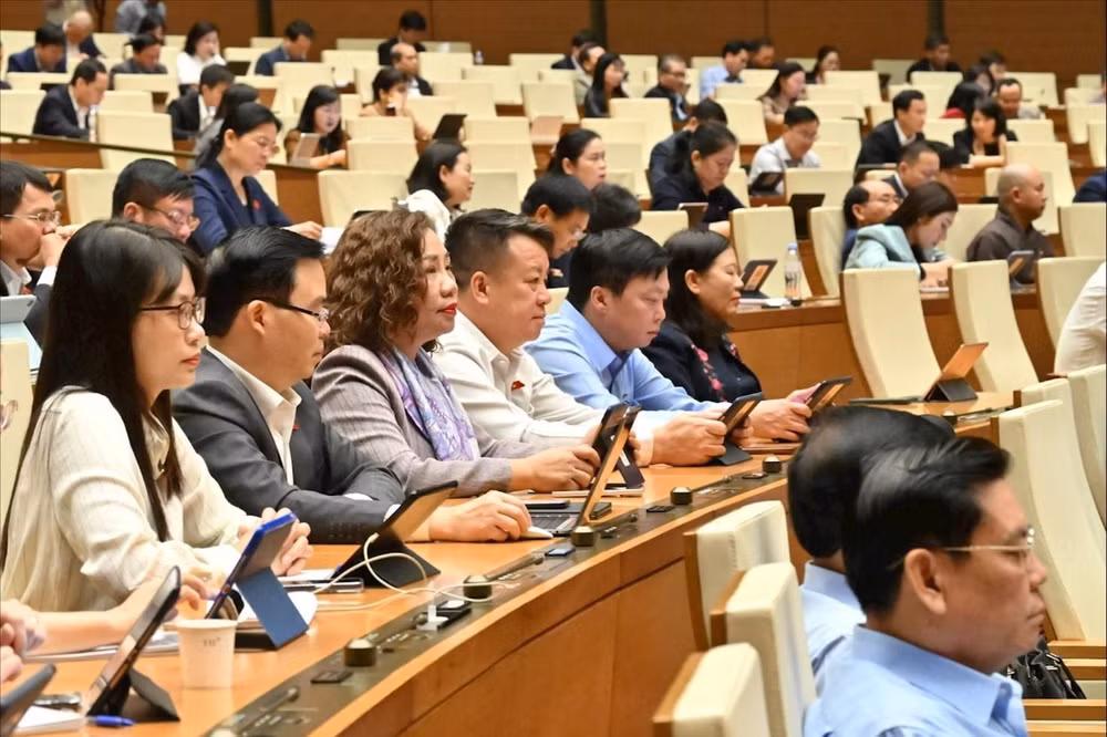 Các đại biểu tham dự phiên họp.