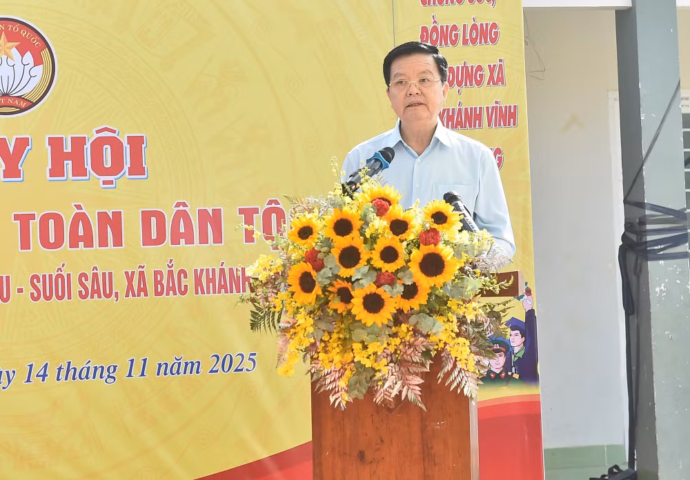 Phó Thủ tướng Mai Văn Chính dự ngày hội đại đoàn kết toàn dân tộc tại Khánh Hòa- Ảnh 2.
