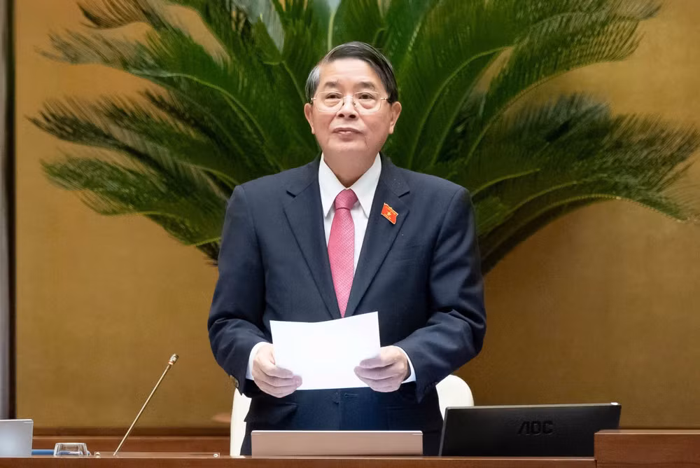 Phó Chủ tịch Quốc hội Nguyễn Đức Hải điều hành phiên họp