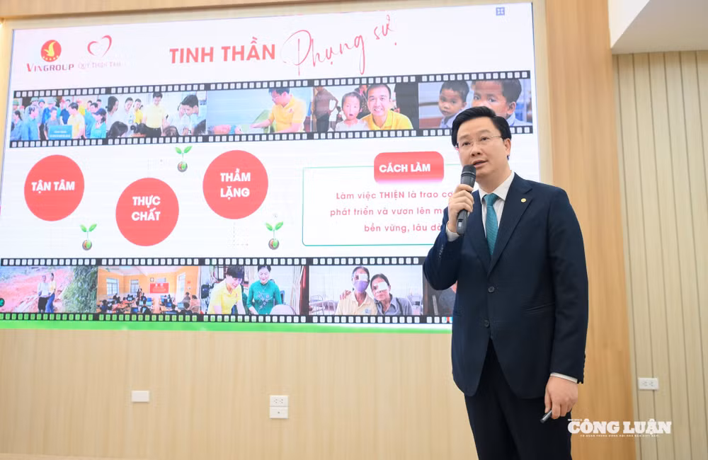 Pháº§n thuyáº¿t trÃ¬nh cá»§a Äáº¡i diá»n dá»± Ã¡n Quá»¹ Thiá»n tÃ¢m