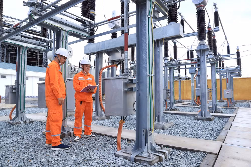 gan bien cong trinh tram bien ap 110kv yen lac vinh phuc chao mung 55 nam thanh lap tong cong ty dien luc mien bac hinh 3