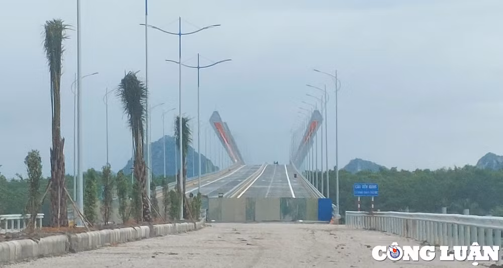 quang ninh tap trung hoan thanh cac hang muc cuoi cung som thong xe du an cau ben rung hinh 1