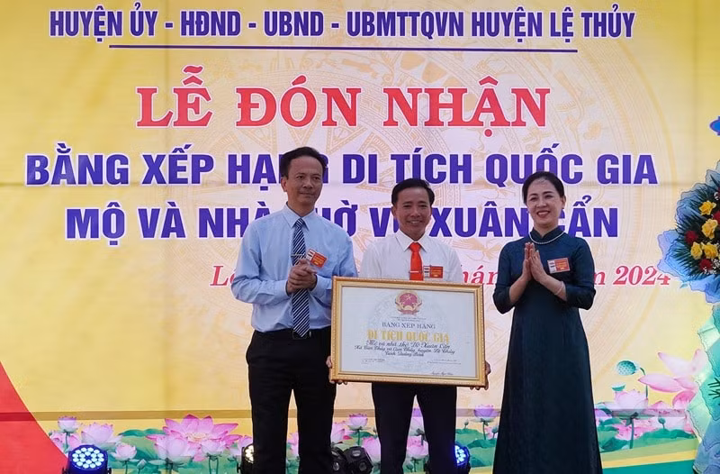 mo va nha tho vo xuan can duoc cong nhan la di tich lich su quoc gia hinh 1