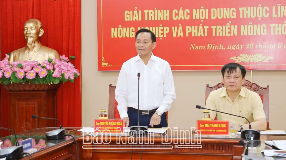 thuong truc hdnd tinh nam dinh to chuc phien giai trinh cac noi dung quan trong hinh 1