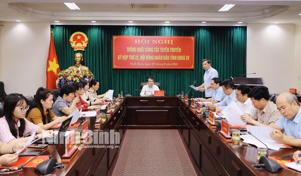 chuan bi san sang cho ky hop thu 22 hdnd tinh ninh binh khoa xv hinh 1
