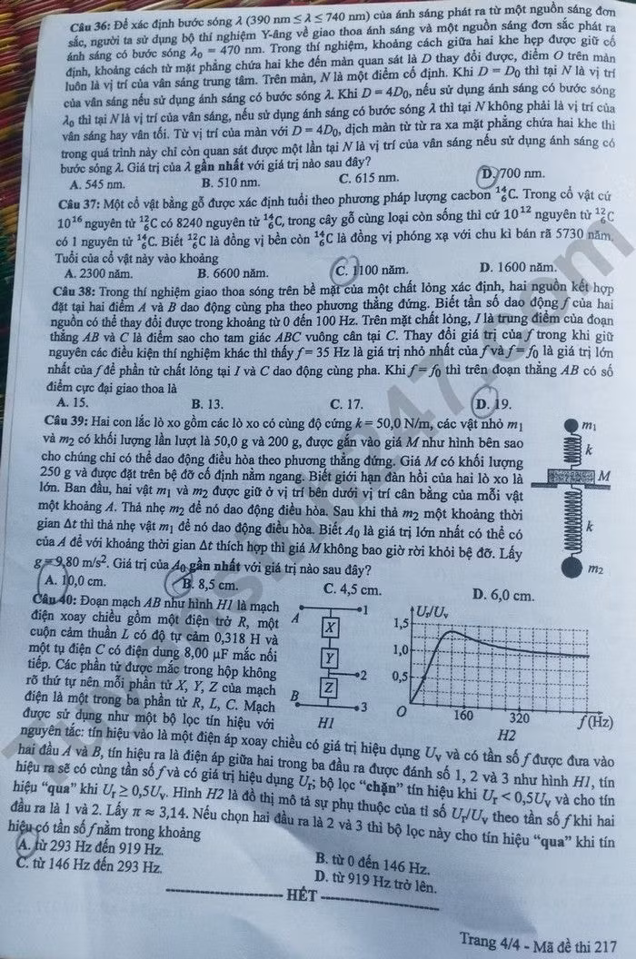 de thi tot nghiep thpt 2024 mon vat li ma de 217 hinh 4