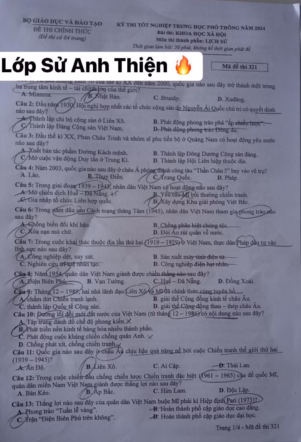 de thi tot nghiep thpt 2024 mon lich su ma de 321 hinh 1