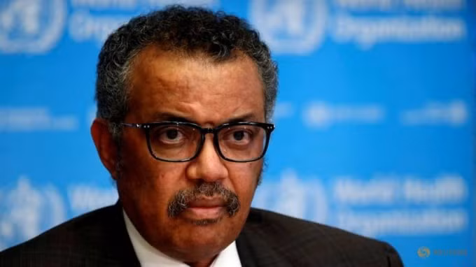Tổng giám đốc Tổ chức Y tế Thế giới (WHO) Tedros Adhanom Ghebreyesus. Ảnh: REUTERS