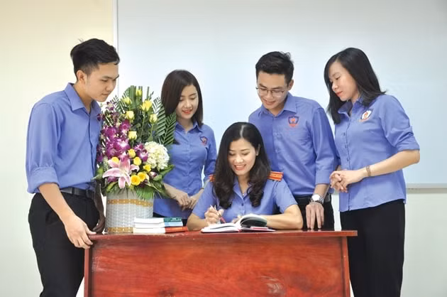 Cán bộ trường Đại học Kiểm sát Hà Nội. Ảnh Bá Huy