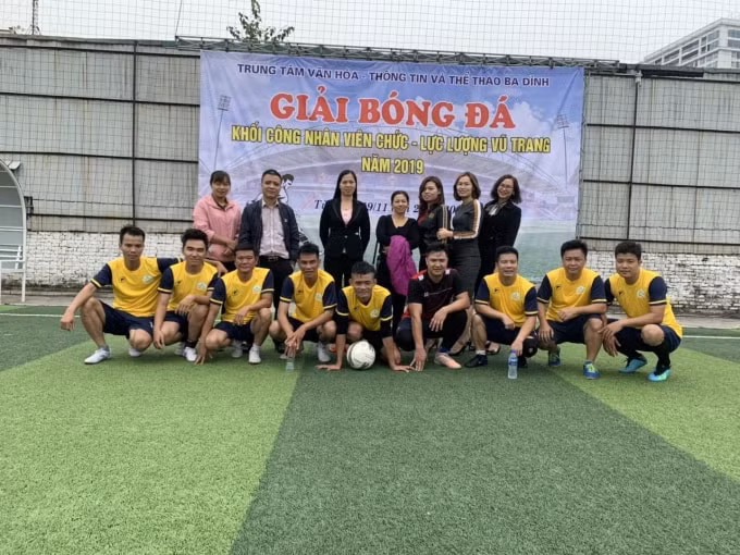 Hoạt động thể thao của CNVC Công ty Tân Hồng Hà.