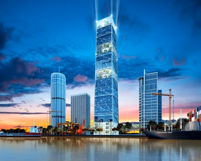 FLC Diamond 72 Tower khi đi vào hoàn thiện được kỳ vọng trở thành công trình biểu tượng của TP Hải phòng (phối cảnh dự án).