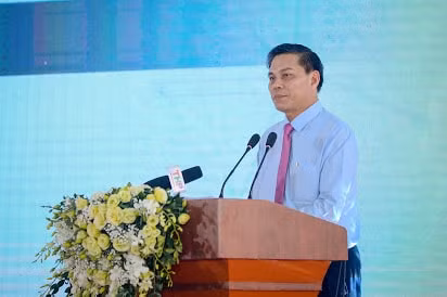 Ông Nguyễn Văn Tùng, Phó Bí thư Thành ủy, Chủ tịch UBND TP Hải Phòng phát biểu.
