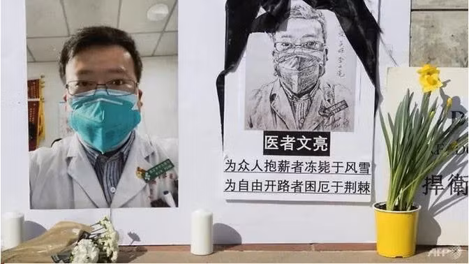 Bác sĩ Lý Văn Lượng, bác sĩ đầu tiên cảnh báo về virus Corona. Ảnh: AFP