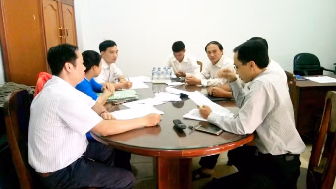 Một buổi tiếp công dân tại quận Ô môn tỉnh Cần Thơ. Ảnh: P. Nguyễn