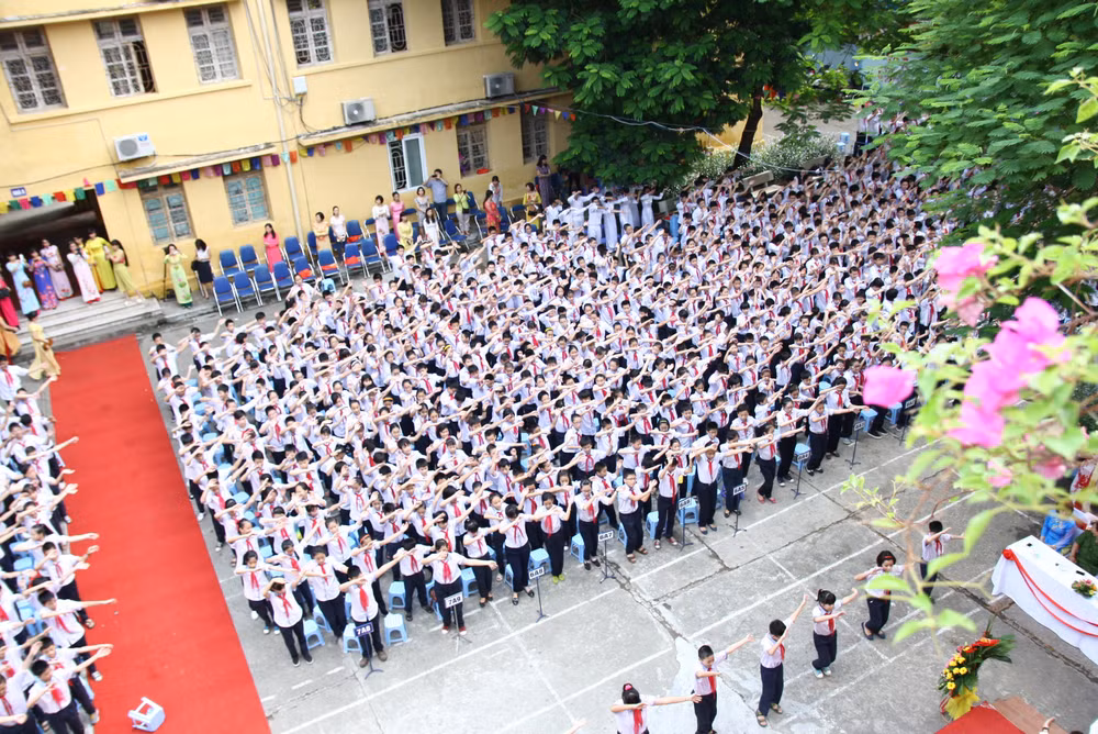 Trường THCS Ba Đình. Ảnh:Nguyễn Thị Bình