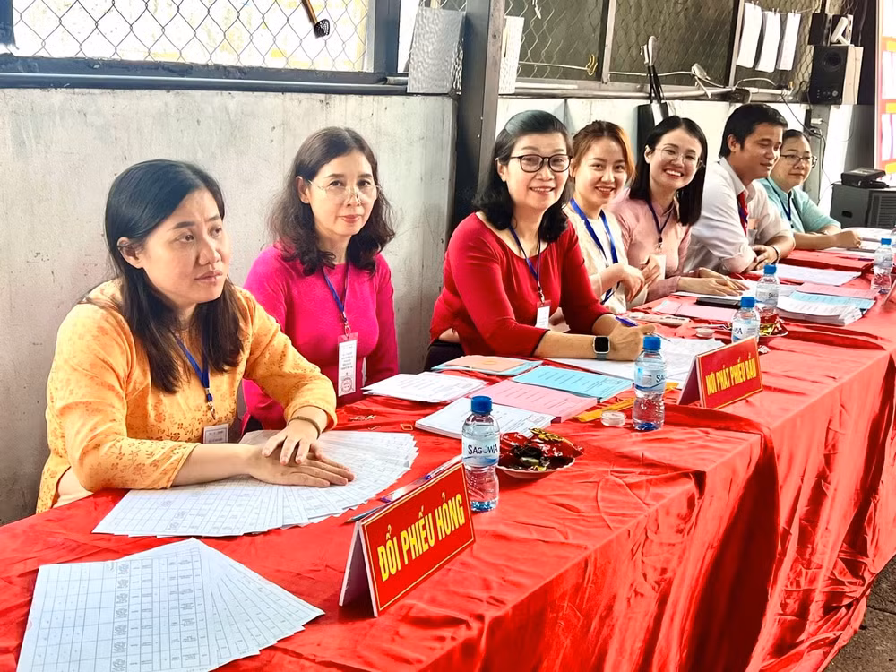 bầu cử khu phố 48 phường THông Tây hội