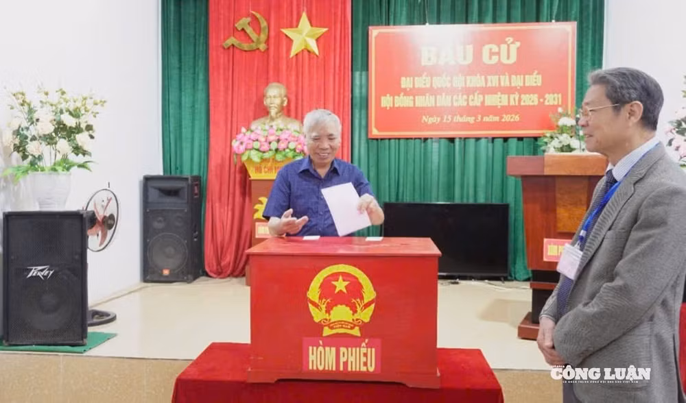 Cử tri xã Phát Diệm phấn khởi tham gia Bầu cử đại biểu Quốc hội khóa XVI và đại biểu HĐND các cấp nhiệm kỳ 2026–2031.