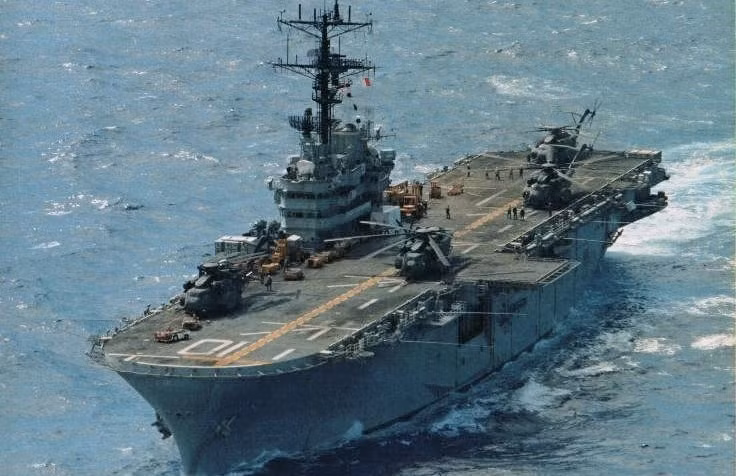 Tàu đổ bộ USS Tripoli của quân đội Mỹ. Nguồn: Quân đội
