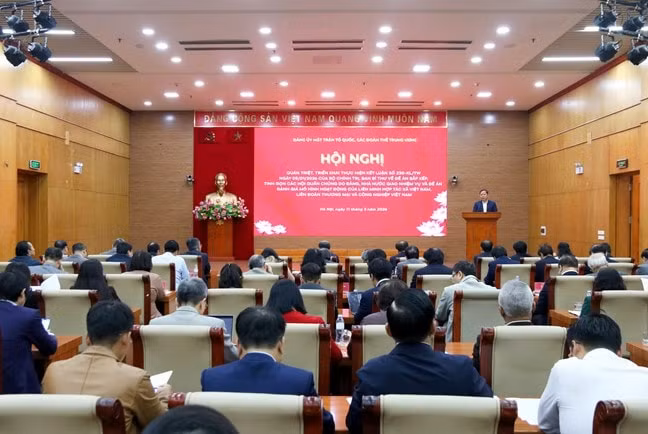 Quang cảnh Hội nghị. Ảnh: Mặt trận