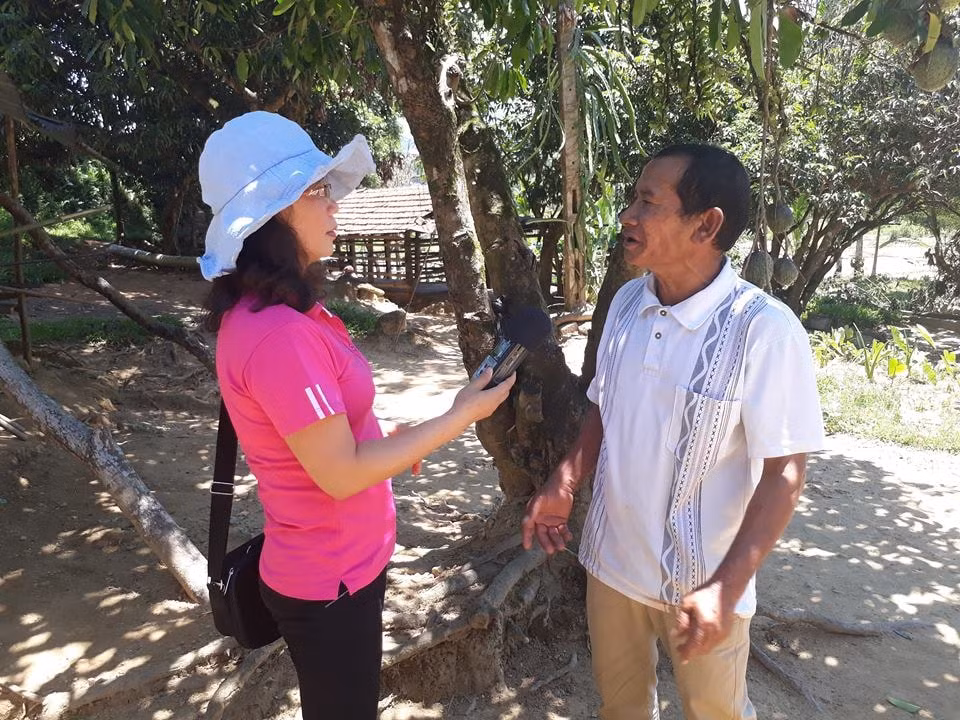 Nhà báo Kiều Hoanh hiện là Phó Trưởng phòng Thời sự phát thanh, Đài PT-TH Quảng Ngãi (Ảnh: NVCC)