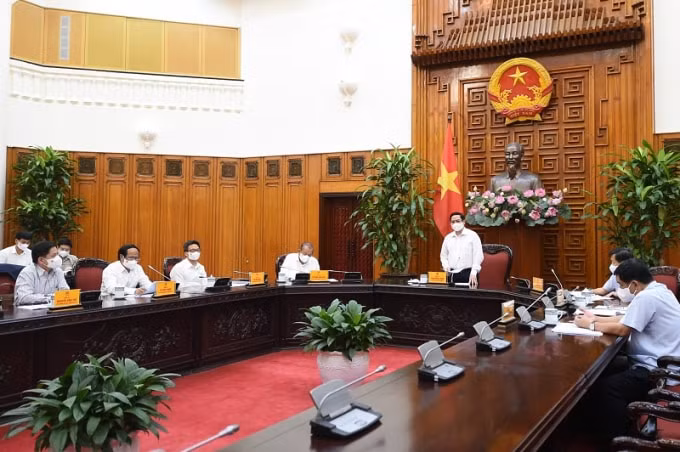 Quanh cảnh cuộc họp.