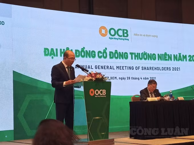 Ông Trịnh Văn Tuấn phát biểu tại đại hội