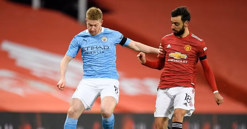 Hai đội bóng thành Manchester nằm trong số các đội phải nộp phạt 150 triệu euro vì rút khỏi Super League. Ảnh: Getty