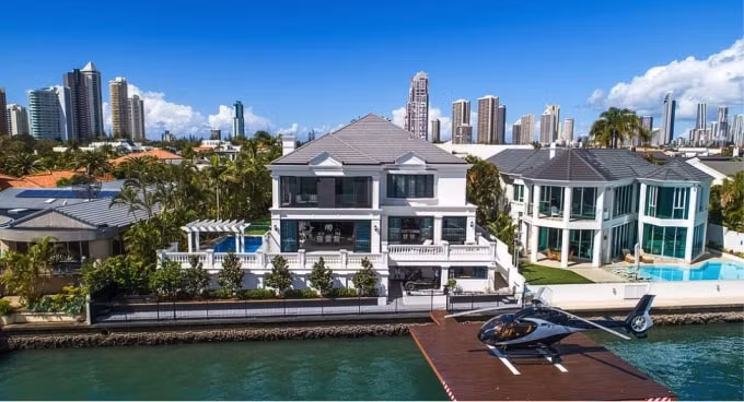 Tulsa được cho là nơi nghỉ duy nhất ở Gold Coast có sân bay trực thăng bên bờ sông (Nguồn: Amir Prestige Photo)