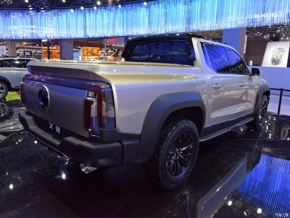 Kích thước của mẫu bán tải này tương đương với chiếc Ford F-150. Ảnh: GWM