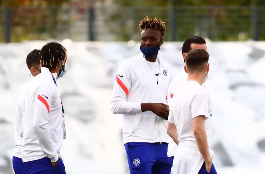 Tiền đạo Tammy Abraham thường xuyên ngồi dự bị dưới thời HLV Thomas Tuchel. Ảnh: Reuters