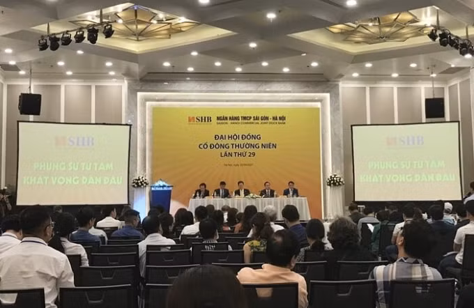 Đại hội đồng cổ đông thường niên SHB tổ chức chiều 22/4.