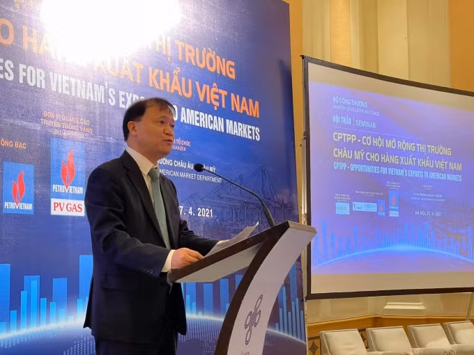 Xuất khẩu Việt Nam hưởng lợi lớn từ Hiệp định CPTPP. (Ảnh: Việt Vũ)