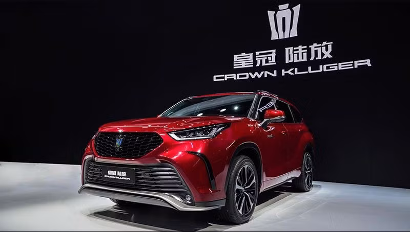 Toyota Crown Kluger 2021 đã chính thức ra mắt tại Triển lãm Ôtô Thượng Hải 2021. Ảnh: Toyota