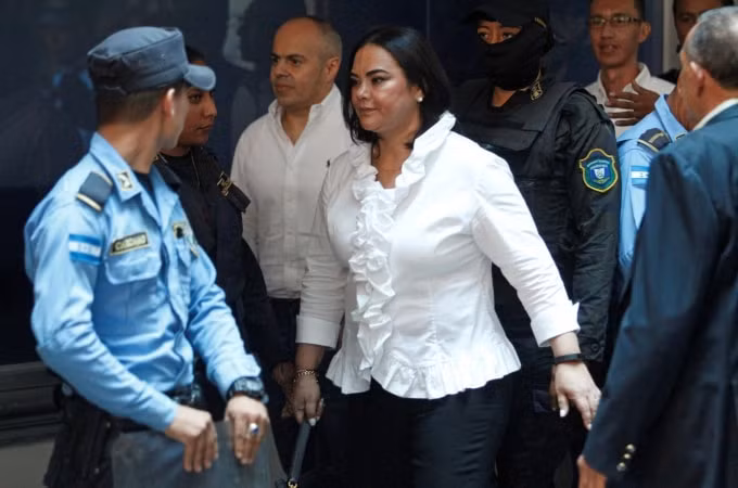 Cựu đệ nhất phu nhân Honduras Rosa Elena Bonilla. Ảnh: Reuters
